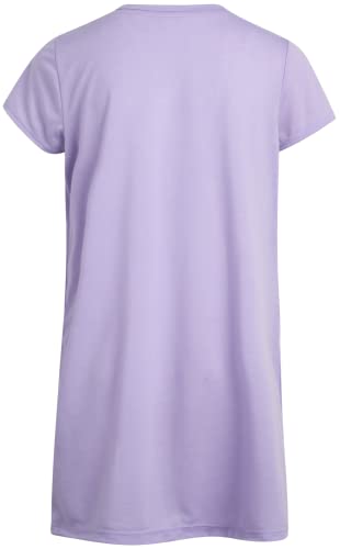 Rene Rofe Girls' Pajamas - Short Sleeve Sleep Shirt Nightgown (2 Pack), Size 14/16, Lavender Dream #TOP4