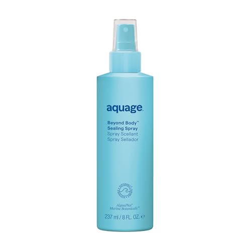 Aquage Beyond Body Sealing Spray - Heat-Activated Volumizing Hair Spray Fine Hair - Texture Mist for Flexible Hold Frizz Control & Shine - Made With AlgaePlex Marine Botanicals (8 oz)