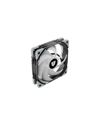 Nfortec Ventilador KOIT 120mm A-RGB PWM Black, Disipador y refrigeracion líquida, Iluminación Personalizable, Funcionamiento Silencioso, Control PWM, 120mm, DC 12V, Compatible con Chasis y Radiadores
