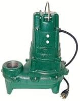 Zoeller BE270 Waste Mate 230 Volt 1 HP Submersible Pump w/Variable Level Float Switch