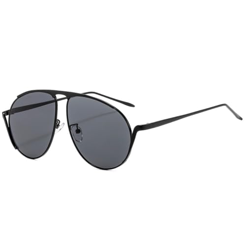 Retro Metal Sunglasses for Women Men Oversized Uv4002