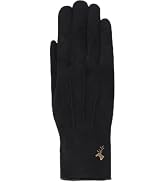 Schwartz & von Halen Handschuhe Damen - Ivy (schwarz) - Leder - 100% Schafsleder (Nappa) - Feinstes Kaschmir (15%) und Wolle (85%) - Schwarz - XS