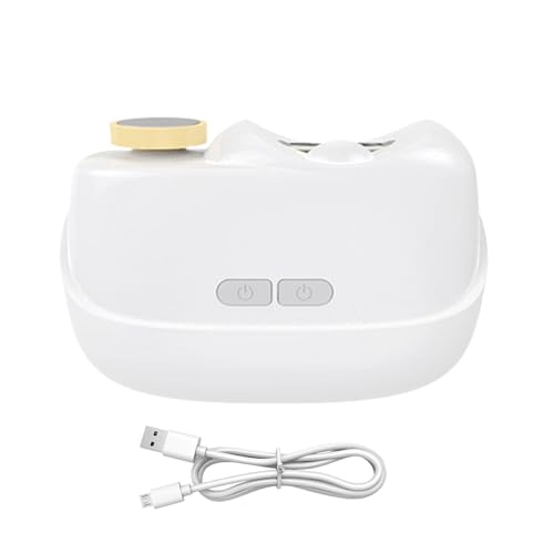 Fingernagel-Trimmer – Motorisiertes Gerät mit zwei Einstellungen, transportable sichere Pflegeeinheit, beleuchtungsunterstütztes Schneiden, Erwachsene, Frauen, Senioren, Kinder, Zuhause