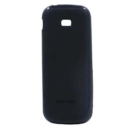 Image of Generic SGP Color Silicon Back Case Cover Pouch for Samsung Metro B313 /Samsung Metro B312 (Black)