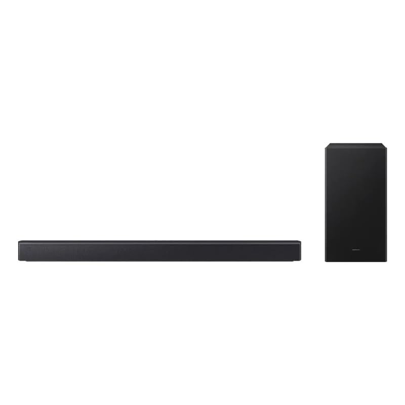 Soundbar Samsung HW-B450F, com 2.1 canais, 300W, Bluetooth, Subwoofer sem fio e Dolby Audio