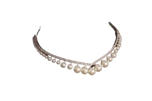 Tiaras de perlas de alta calidad y adornos de boda para el cabello