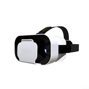 Virtual Reality Headset, For IPhone For Android Smartphones 4.7-6.5″ Adjustable Lenses Immersive 3D VR Glasses Lightweight ABS