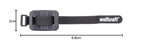 wolfcraft Slanghouder voor stofzuigers I 6891000 I Voor stofvrij werken op alle tafels met boorgaten van 20 mm - Afbeelding 4