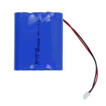 Batteria Ricaricabile 18650 3.7V - Pacco Da 10400mAh Con Spina XH2.54 - Per Luci, Strumenti E Elettronica