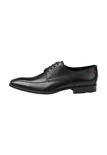 Preisvergleich Produktbild LLOYD Herren Schnürschuhe Leonis, Männer Businessschuhe,Businessschuhe,Anzugsc... Black, 45 EU / 10.5 UK