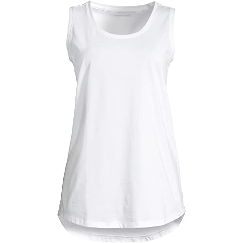 Lands' End Women's American-Grown Supima Cotton Tunic Tank Top3