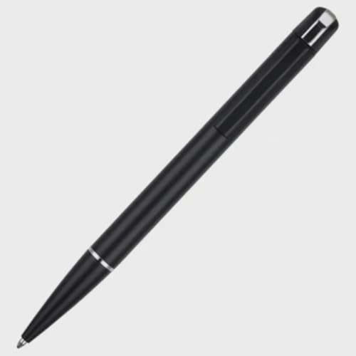 Stylos noirs en métal haut de gamme gravés au laser pour cabinet