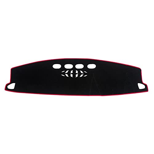 Tapis de tableau de bord pour Skoda Kodiaq : protection antidérapante rouge style intérieur