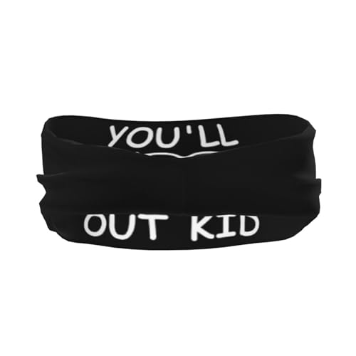 You'll Shoot Your Eye Out Kid Adjustable Sports Headband Moisture Wicking Sweatband for Running Workout3