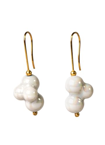 Boucles d'oreilles Bubbles LLADRÓ en porcelaine pour sublimer vos soirées et tenues chics