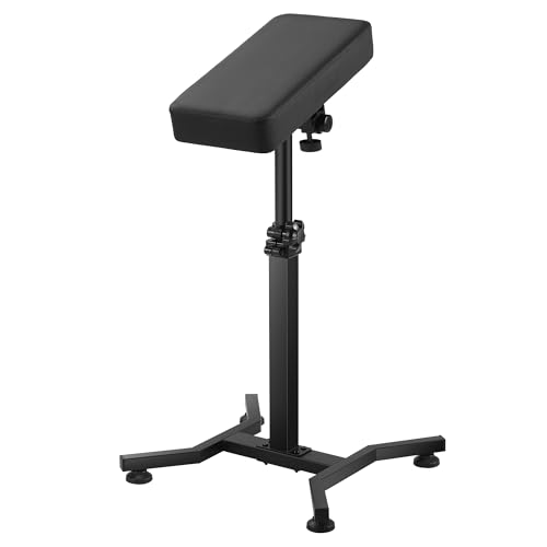 POARMEEY Professional Tattoo Arm Rest Stand Black Metal Portable Ergonomic Support with Height Adjustment forTattoo Studio