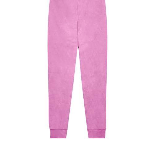 Peach 4 Piece Pajama Set - Girls PJ Set with Long Sleeve Shirt & Pants - Kids Sleepwear Set - Official License4