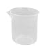 New Lon0167 100mL PP Featured Laboratory Experiment Spout reliable efficacy Container Measuring Cup Beaker Clear(id:813 54 0a 83a)