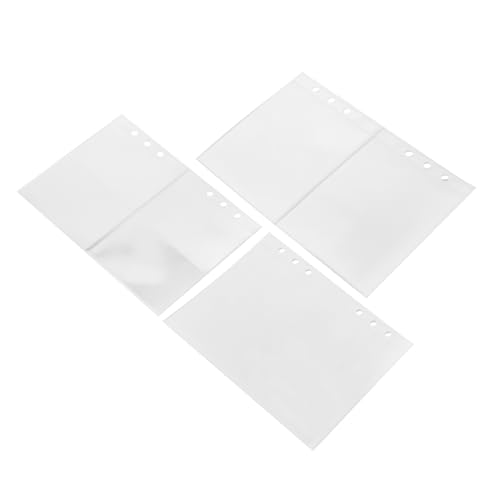 ERINGOGO Card Album Pages 3 Books A5 Size Photo Album Binder Pp Material 10 Pages Per Set 1-4 Slots