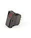 Cleveland 300278-CLE Rocker DPDT On/Off Red Left Switch