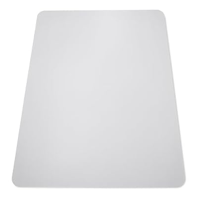 Amazon Basics Office Chair Mat for Hard Floors, Clear, Smooth Surface, Protects Hard Floors, 36" x 48"