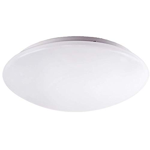 IN HOME 11 inch Modern LED Flush Mount Ceiling Light Fixture for Any Room 20W (100W Replacement) 5000K (Daylight) Round Acrylic Shade White Finish Mushroom Shape ETL & Energy Star Listed