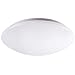 OSTWIN 11-inch LED Flush mount Ceiling Light MS Series 20W (100 Watt equivalent), Dimmable, 5000K (Daylight), 1864 Lumens, White Finish with Acrylic white shade, ETL and ENERGY STAR listed