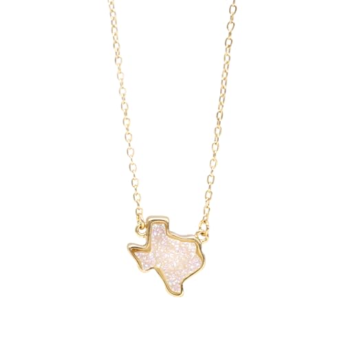 Bijoux Druzy en Résine Légère : Collier Texas Anti-Irritation Style Cowgirl