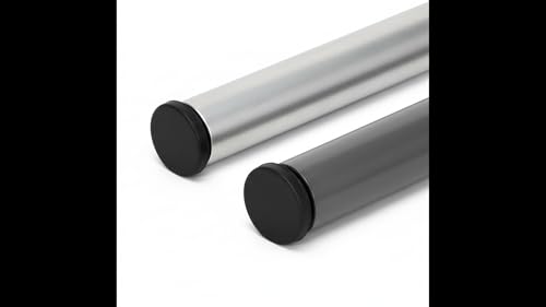 Image of Flyshop 8 Pack Black Plastic Hole Plug Round Tubing End Cap Chair Glide Inserts 22 mm, 7 /8 inch