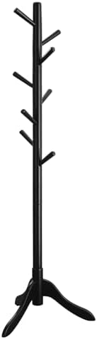 Appendiabiti Da Terra In Legno Con 7 Ganci - Regolabile In Altezza, Per Ingresso O Camera, Design Moderno - Foto 4