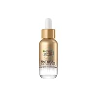 Garnier Gocce Viso Autoabbronzanti Natural Bronzer, Per un'Abbronzatura Naturale e Luminosa, A Rapido Assorbimento, Azione Idratante, Con Acido Ialuronico e Acqua di Cocco, Ambre Solaire, 30 ml