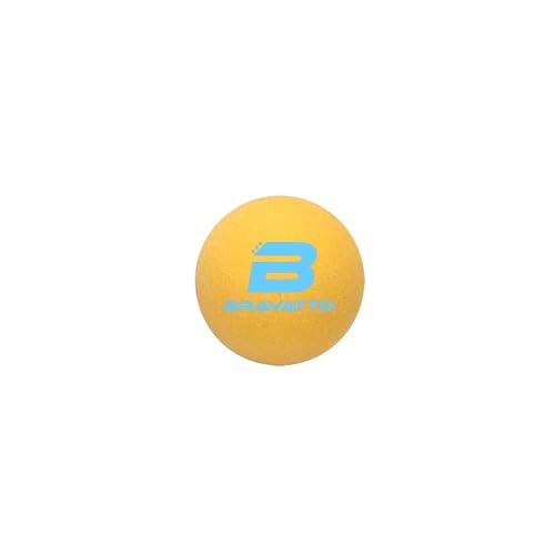 Bravatto Professional Foosball Balls: Tournament Quality - Just Like The Pros Use, Official Regulation Size - Set of 6 Urethane Foosballs (Yellow)