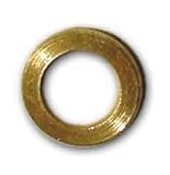 Latón pulido fresado Arandelas para bisagras de latón cf. 100 unidades (tamaño 12 x 17 mm)
