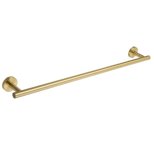 SAYAYO Towel Racks for Bathroom, 24 Inch Towel Bar Brushed Gold, Towel Rod Towel Holder Wall Mount...