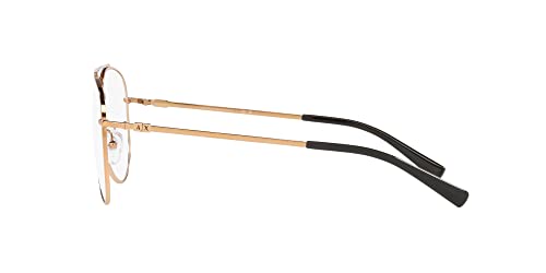 Image of Armani Exchange Unisex Ax1055 Aviator Prescription Eyewear Frames