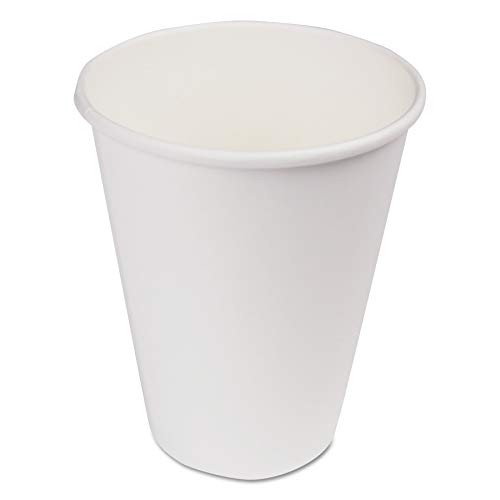 Paper HOT Cups 12 OZ White 1000 PK