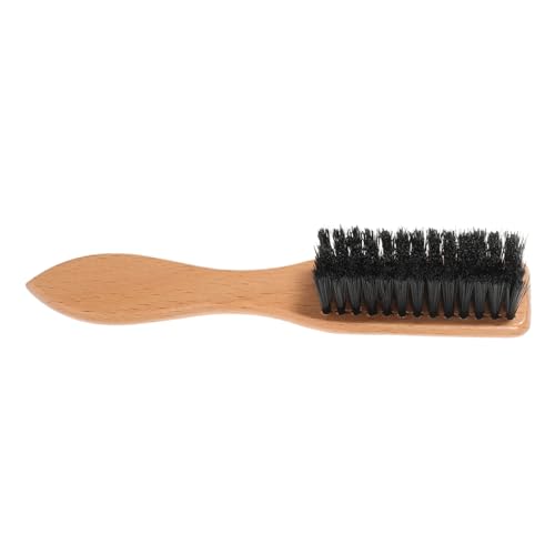 MUSISALY Men's Stylish Beard Comb Bristle Beard Brush Mustache Brush Ergonomic Handle Beard Enthusiasts
