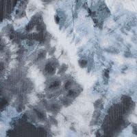 Calvin Klein Womens Gray Zippered Ruffled Tie Keyhole Back Elastic Waist Long Sleeve Jewel Neck Short Fit + Flare Dress 4 - Image 4