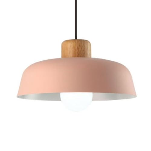Lustre macaron E27 anti-éblouissement en métal mat pour chambre