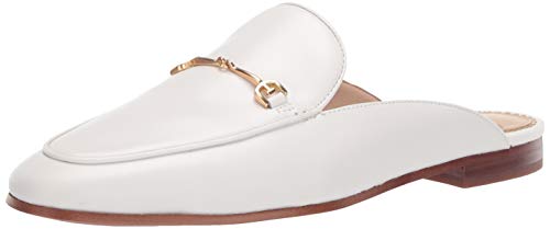 Mules Linnie Sam Edelman pour femme, mocassins ouverts plats en cuir tendance chic