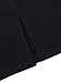 SOFIA'S CHOICE Women's Drawstring Skirt High Waist A Line Midi Skirts with Pockets Black Small