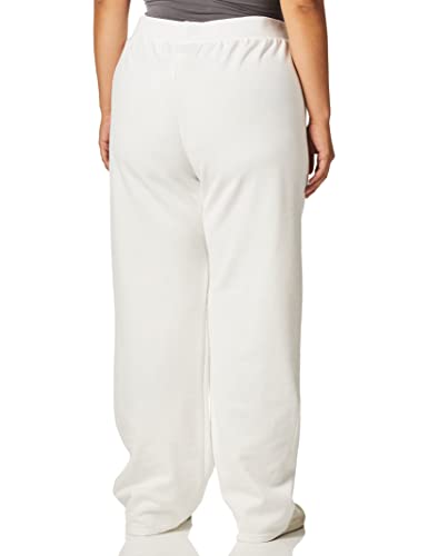 Image of Hanes Women's Sweatpants - EcoSmart Fleece Joggers - Open-Bottom Pocketless Pull-On Lounge Pants - Reg. & Petite Sizes