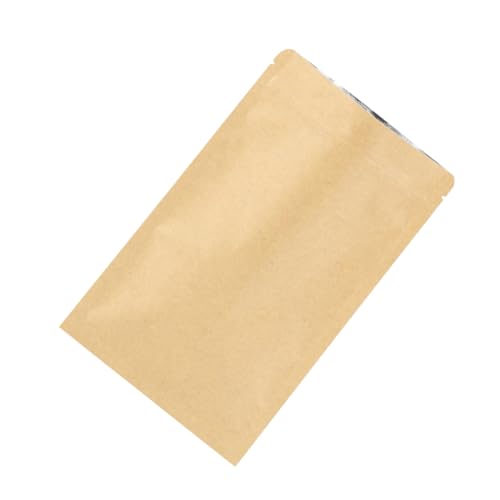 KICHOUSE 50Piezas Bolsa Kraft Aluminio Unidades Bolsa Sellada De Humedad Para Envasado