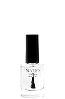 Natio Australia Nail Colour Top & Base Coat 10ml - Plant Based Clear Nail Polish Varnish - Vegan Friendly
