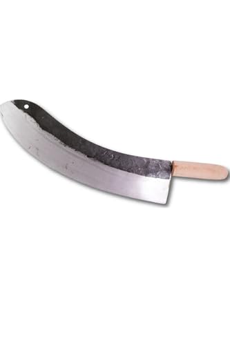 SODEF Handmade Antep Zırh Knife 20.5 Inch Stainless Steel Chef's Knife for Meat and Large Cuts