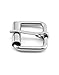 QWORK® 50 Stück Silber Metall Rollschnalle, Gürtel Hardware Dornschließe für Taschen, Leder Gürtel Handarbeit und Bastelzubehör, 13 mm / 16 mm / 20 mm / 25 mm / 32 mm