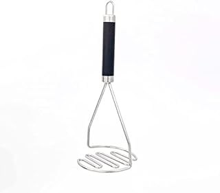 Manual Potato Crusher, Manual Potato Press Fruits and Vegetables, Stainless Steel Pasapures with Non-slip Handle / Kitchen Utensils to make Pure Potatoes.Size25x10cm