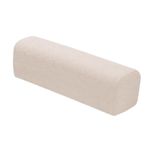 Sharplace Imbottiture per Braccioli, Cuscino per bracciolo laterale del divano con federa rimovibile e lavabile, 50x15x15 cm Cuscino ergonomico per l'uso su divani, letti e poltrone, Beige