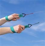 Into The Wind Teal Kite Wrist Straps