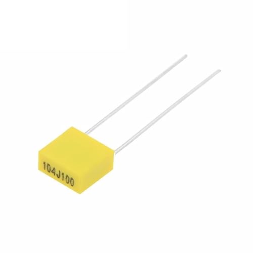 ICXLPMC 20PCS 100NF 104J Correction Capacitor 100V104J 100NF 0.1UF 100V 104 104J 5mm Polypropylene Film